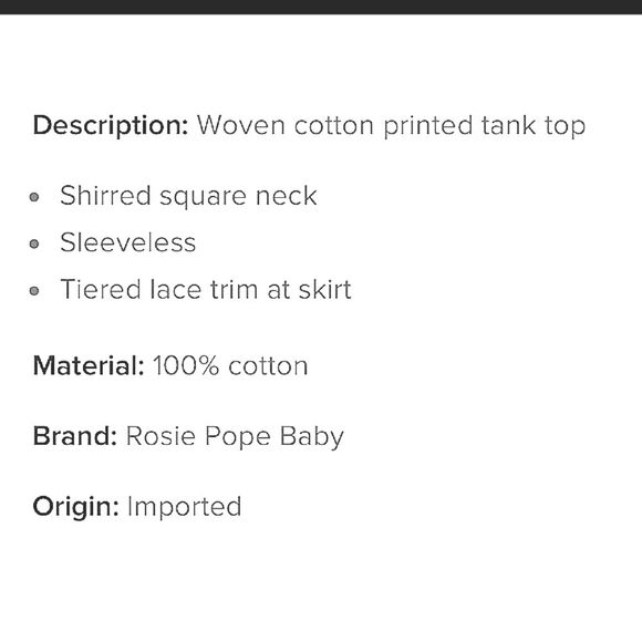 Rosie Pope Baby Floral Top ✨NEW✨ with the 🏷tags! - Picture 9 of 10